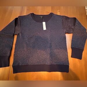 J. Crew, NWT, Lightly Sparkly Sweatshirt. Medium